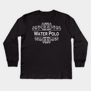 Water Polo Sport art Kids Long Sleeve T-Shirt